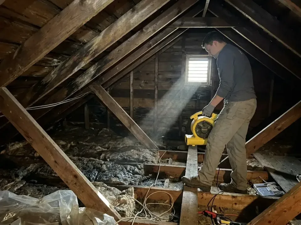 attic-water-damage-drying-proc-007 — frequently asked questions, Emergency Water Extraction & 24/7 Flood Response in Chalfon…